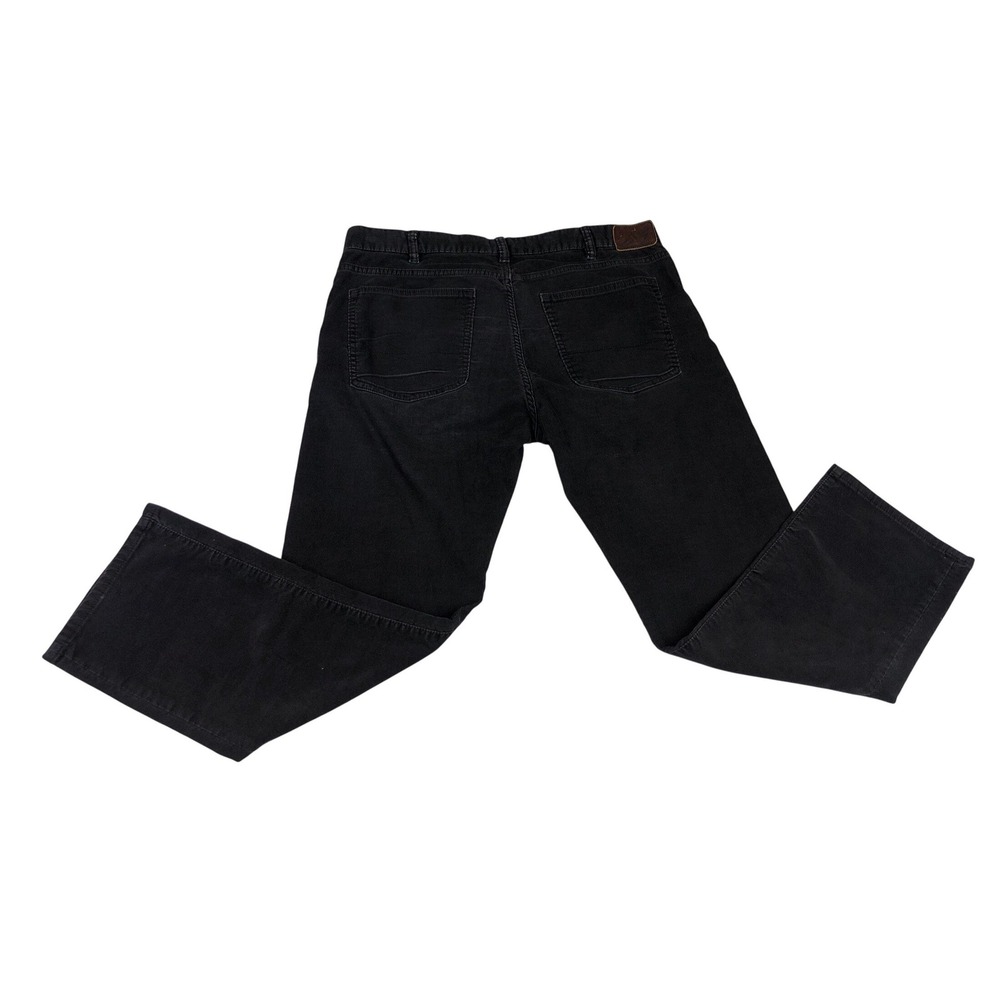 Dockers Mens Black Straight Fit Corduroy Pants 38x29 Cotton Blend Stretch - Picture 2 of 11